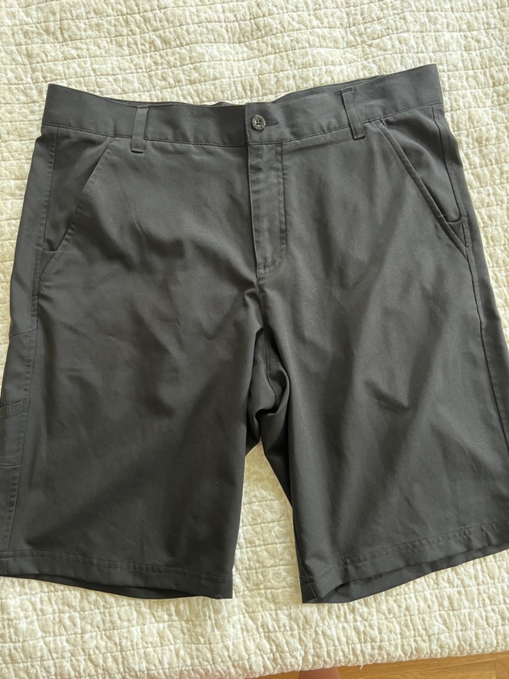 Men's Black Fila Sport Golf Shorts